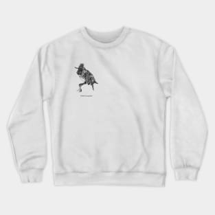 Frilled Coquette Bird Crewneck Sweatshirt